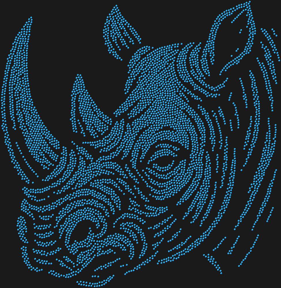 Трафарет Носорог — RHT_RHINO1_SS10_SAPPHIRE
