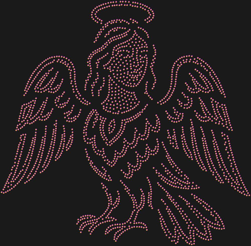 Трафарет Sirin (bird) — RHT_SIRIN1_SS16_RAINBOW