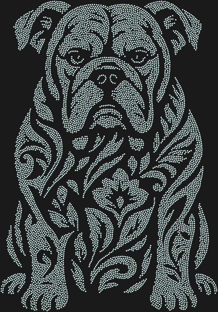 Трафарет Bulldog — RHT_BULLDOG1_SS16_CRYSTAL_AB_DMC