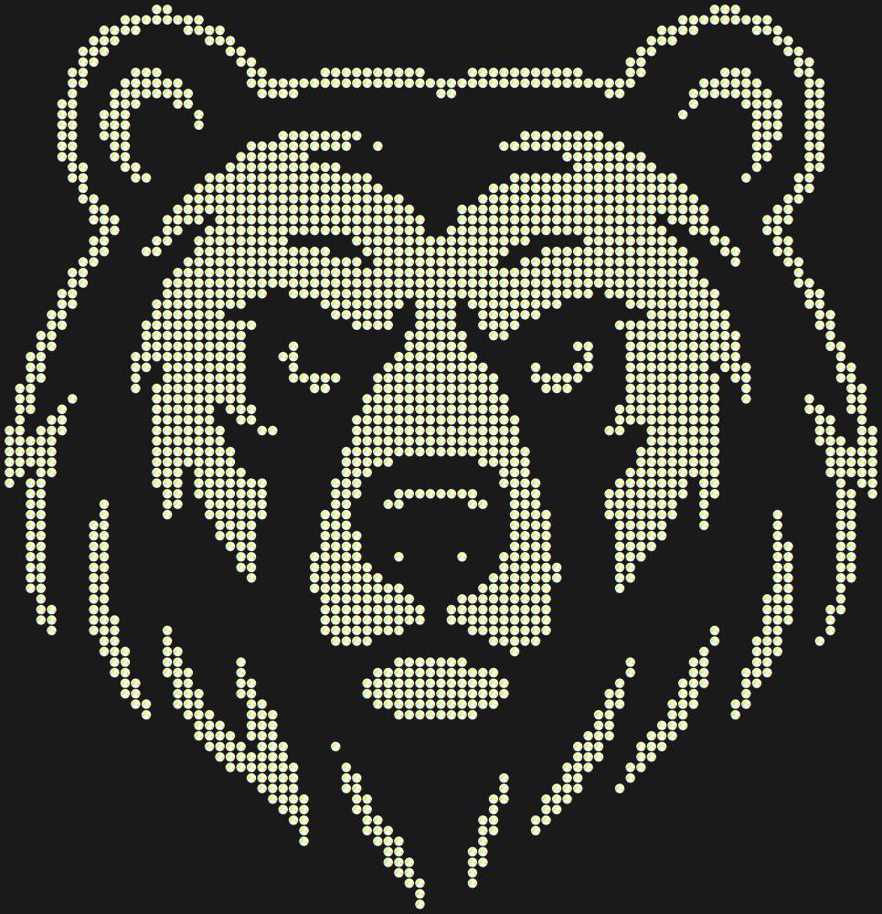 Трафарет Bear — RHT_BEAR1_SS12_CRYSTAL_AB