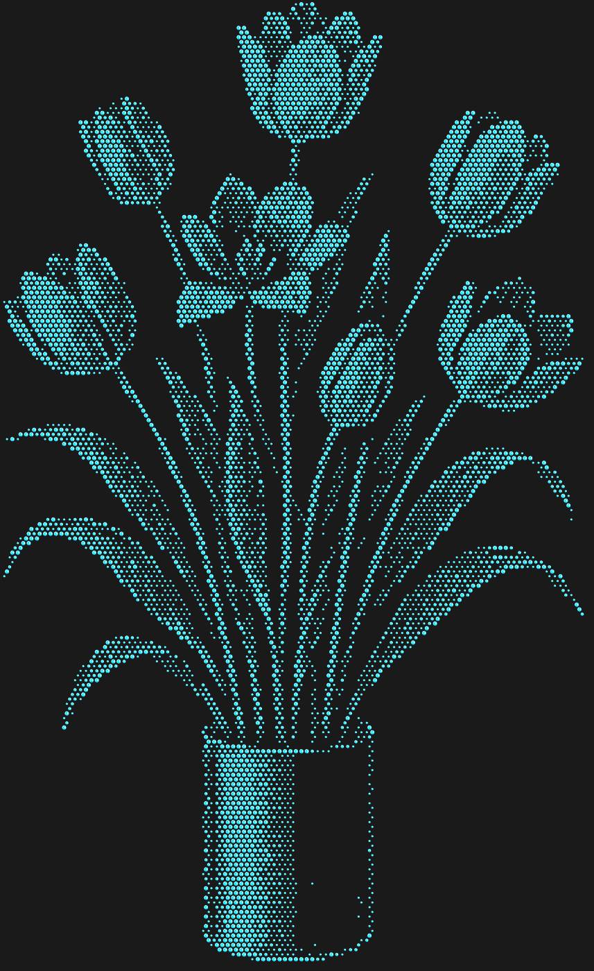 Трафарет Тюльпаны — TULIPSBOUQUET1