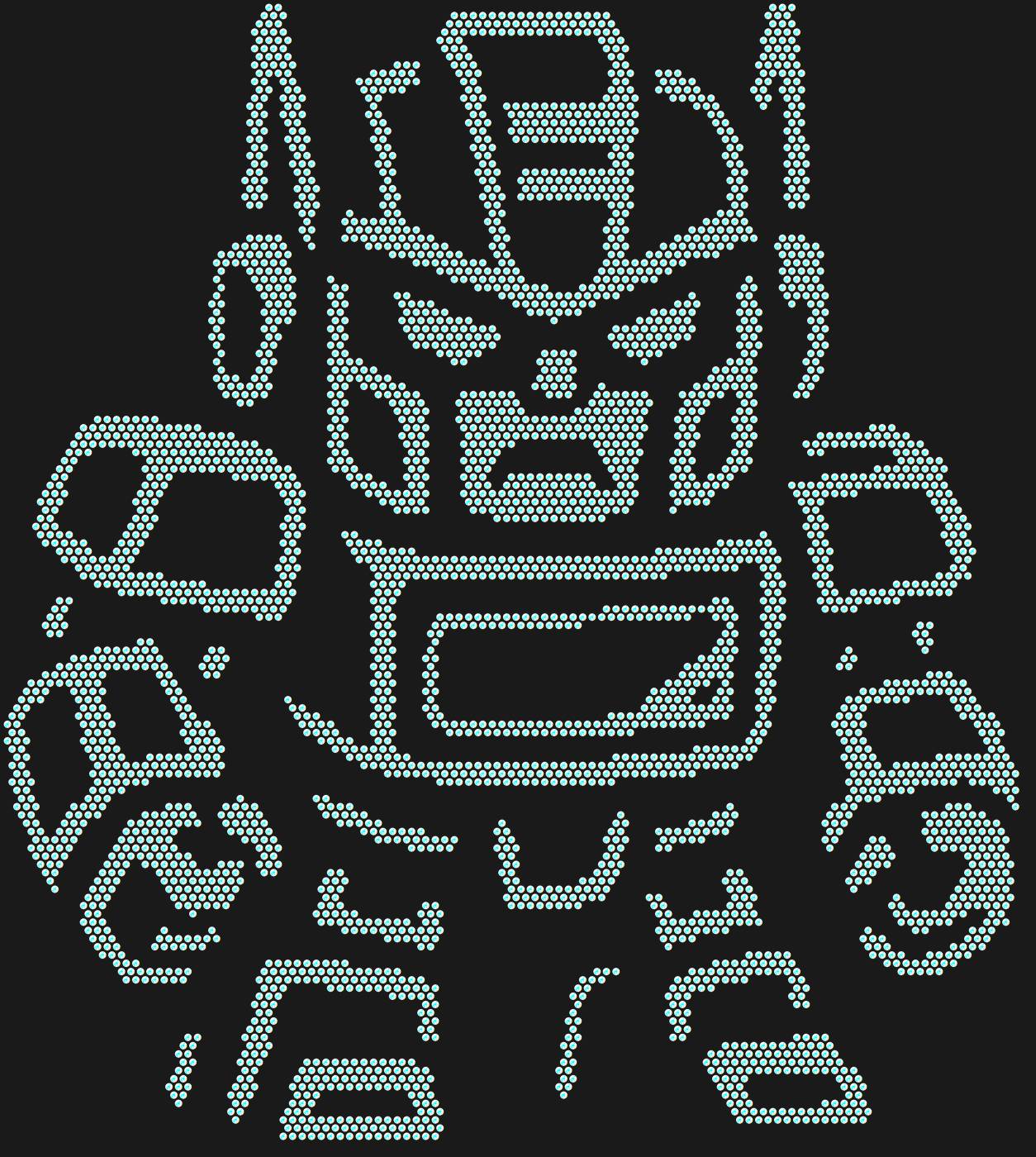 Трафарет Робот — ROBOTPORTRAIT1