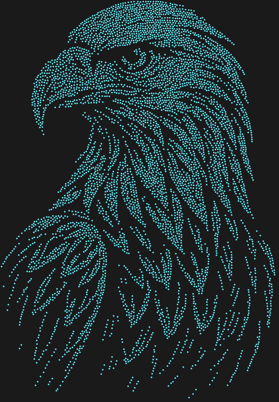 Трафарет Гордый орёл — PROUDEAGLE1