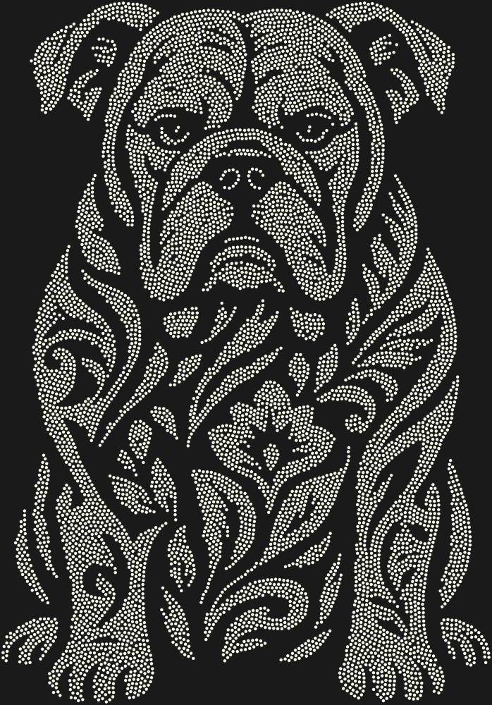 Трафарет Бульдог — RHT_BULLDOG1_SS16_CRYSTAL_AB
