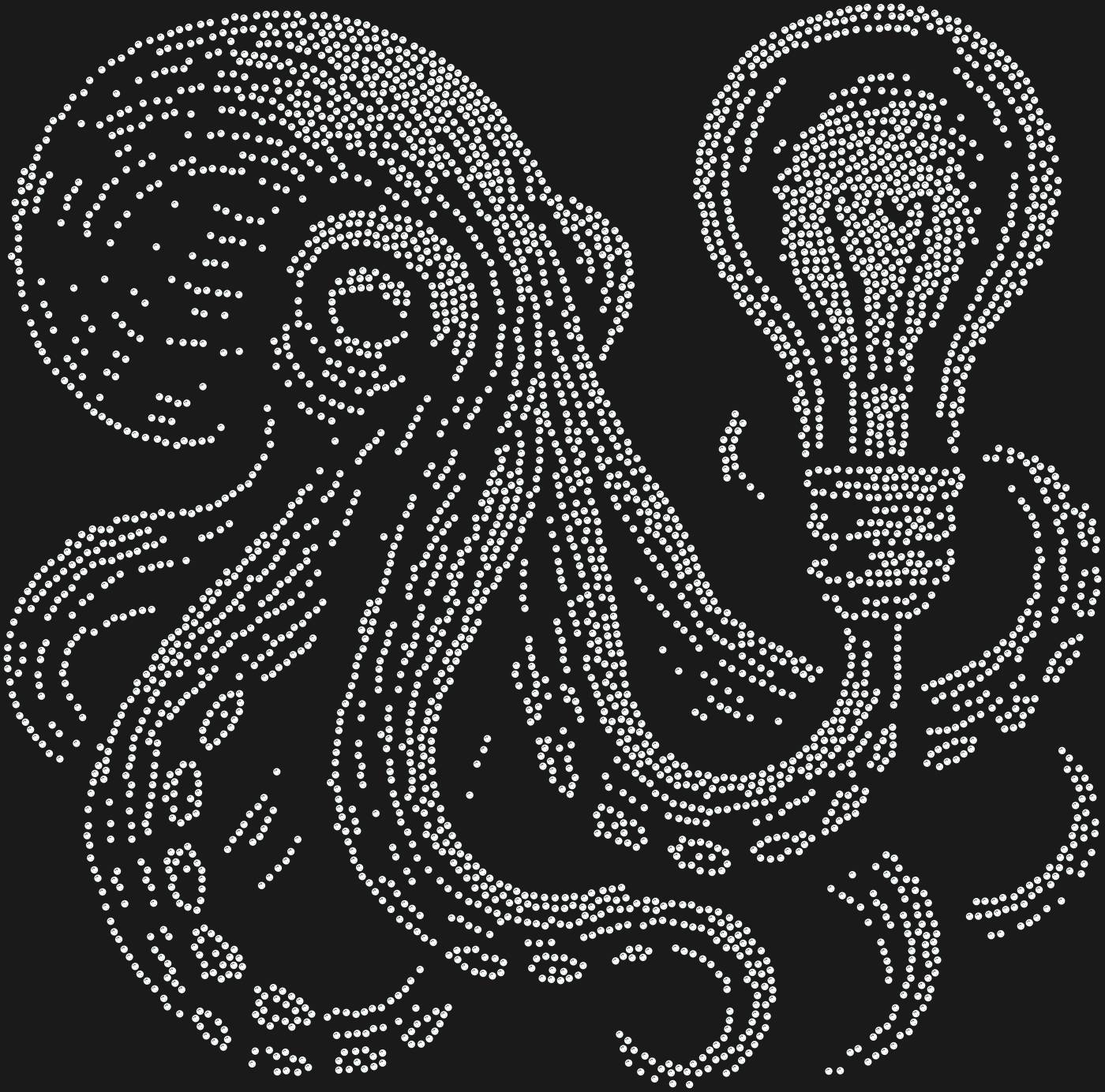 Трафарет Осьминог с лампой Эдисона — OCTOPUS1