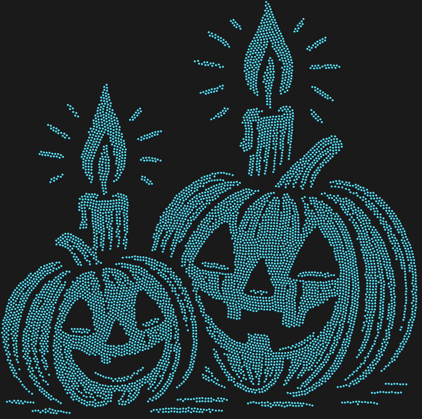 Трафарет Тыквы со свечами — PUMPKINCANDLE1