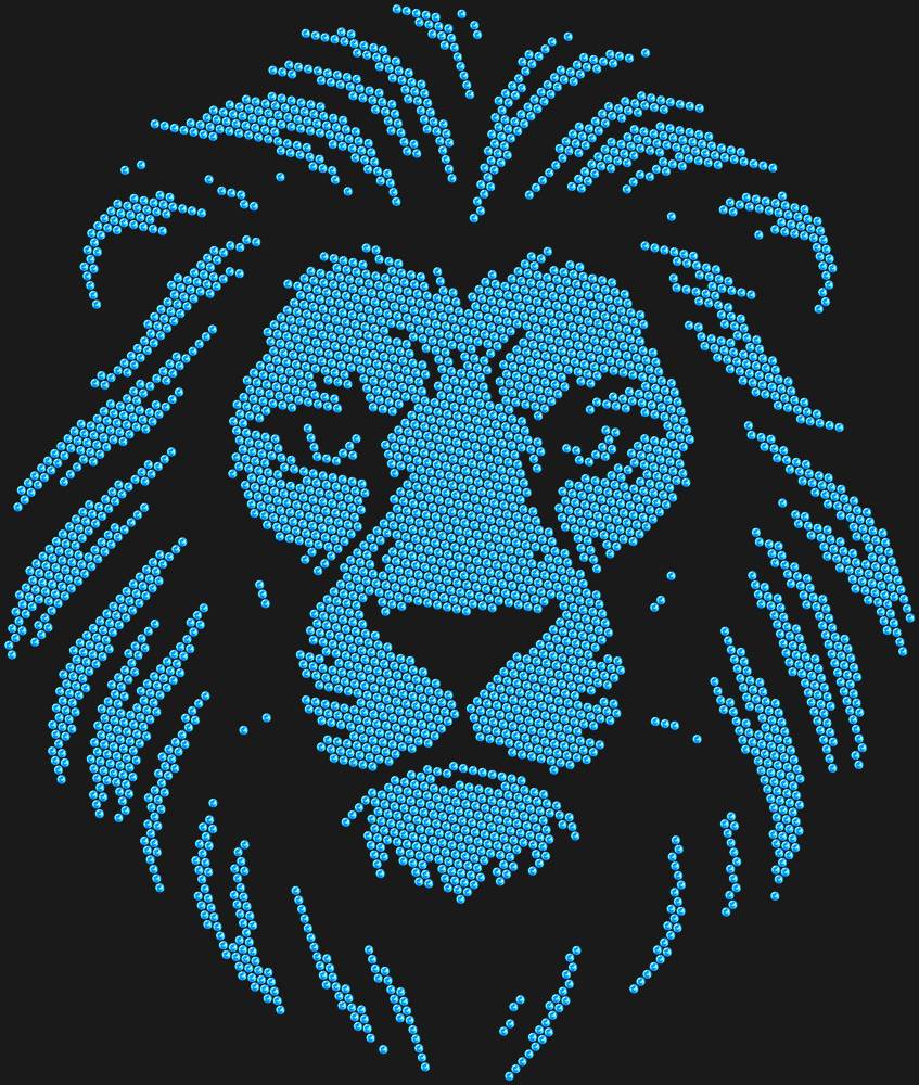 Трафарет Leo — RHT_LION1_SS10_LT_SAPPHIRE