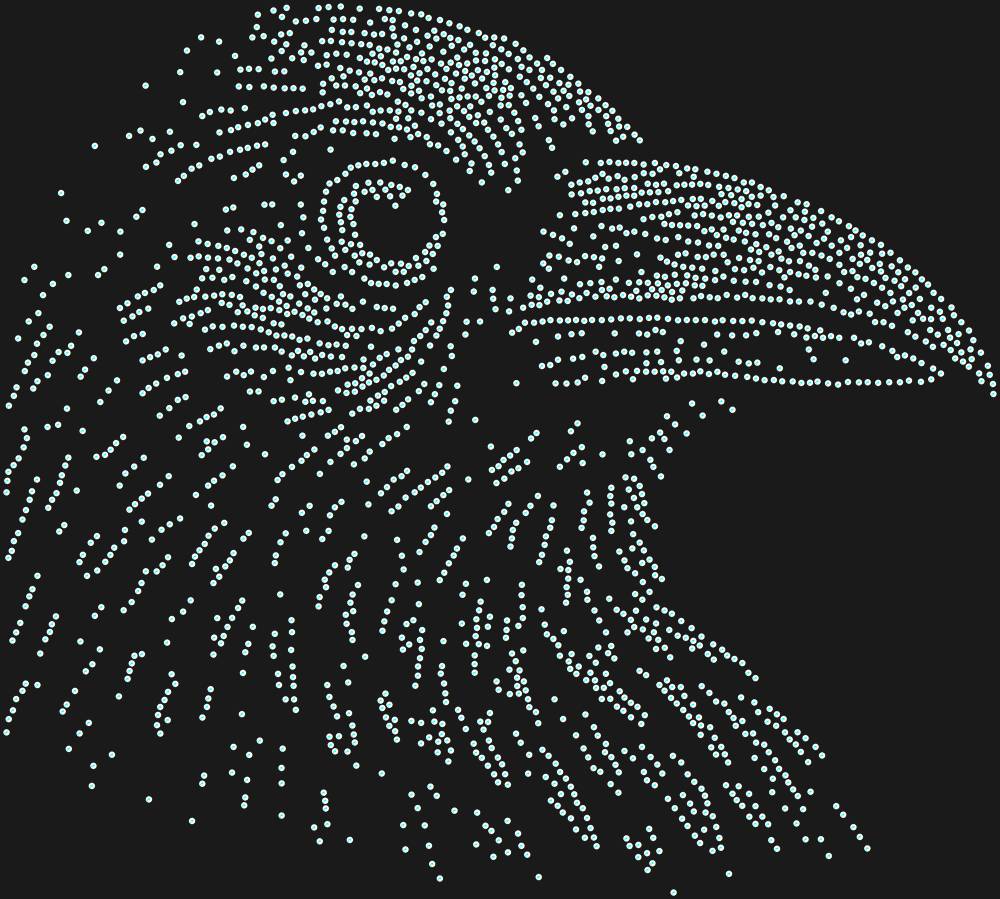 Трафарет Ворон — RHT_RAVEN1_SS20_CRYSTAL_AB_DMC