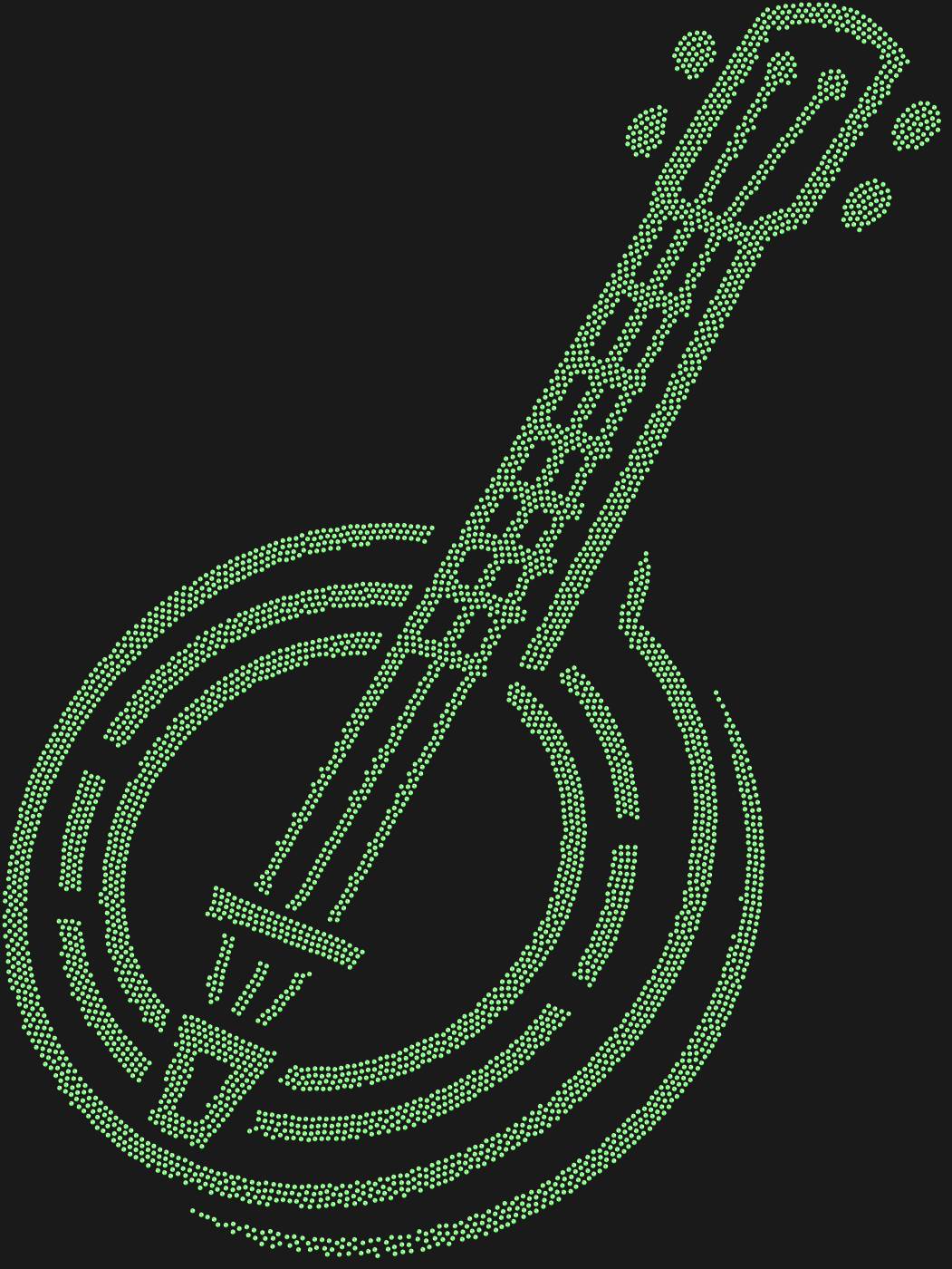 Трафарет Банжо — BANJO1