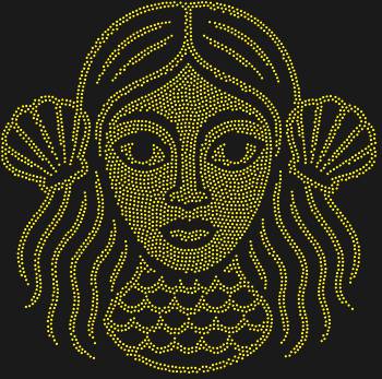 Рисунок из страз «Маска Русалка», сияющий 3678 искрами, превратит любое творение в магическую глубину океана, где каждая грань – это шепот морских тайн.