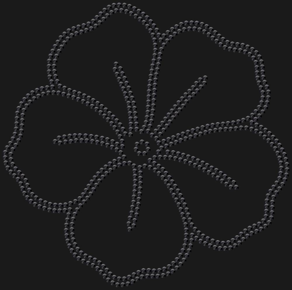 Трафарет Petunia — RHT_PETUNIA1_SS10_JET_BLACK