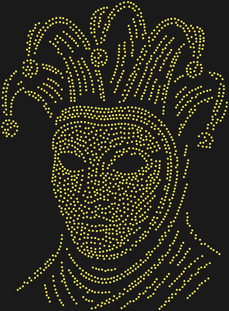 Трафарет Venetian Carnival mask — RHT_VENETIANCARNIVAL1_SS10_OLIVE