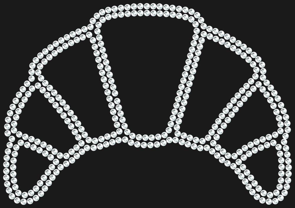 Трафарет Сroissant — RHT_CROISSANT1_SS16_CRYSTAL_CLEAR