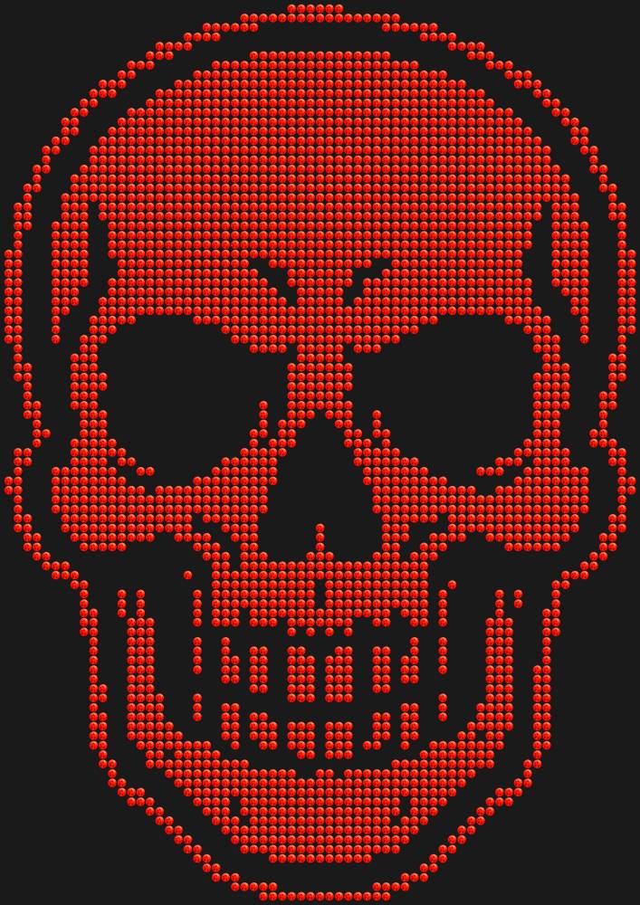 Трафарет Skull — RHT_SKULL1_SS10_LT_SIAM