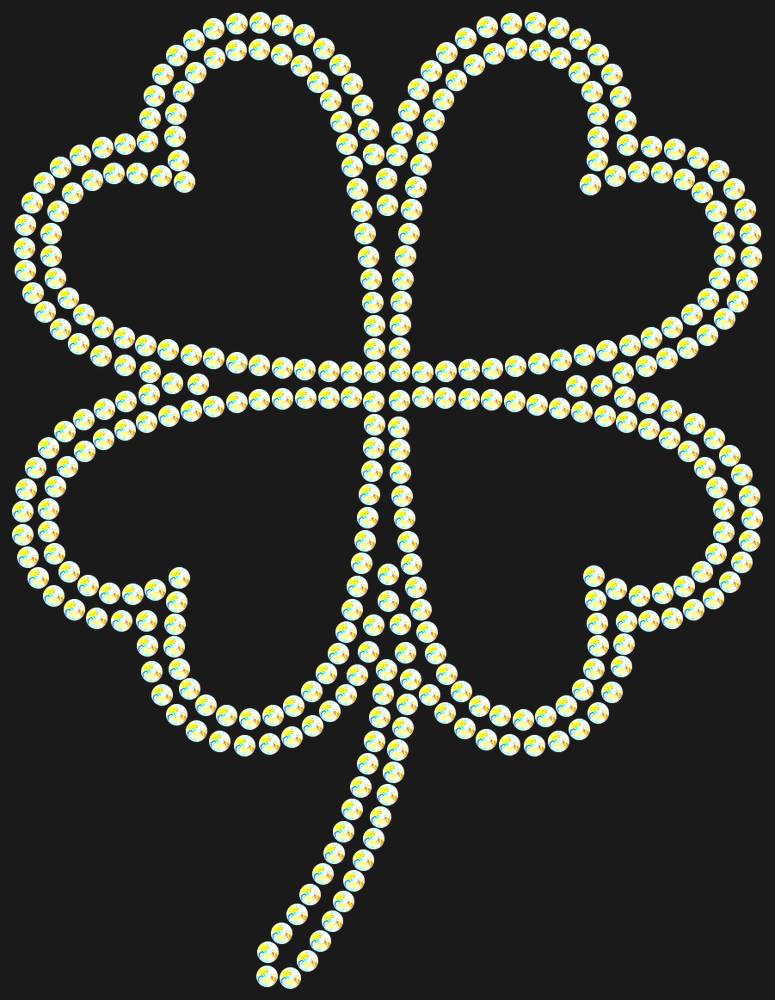 Трафарет Clover — RHT_CLOVER1_SS6_CRYSTAL_AB