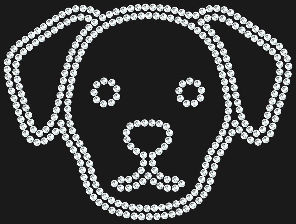 Трафарет Dog — RHT_DOG4_SS10_CRYSTAL_CLEAR
