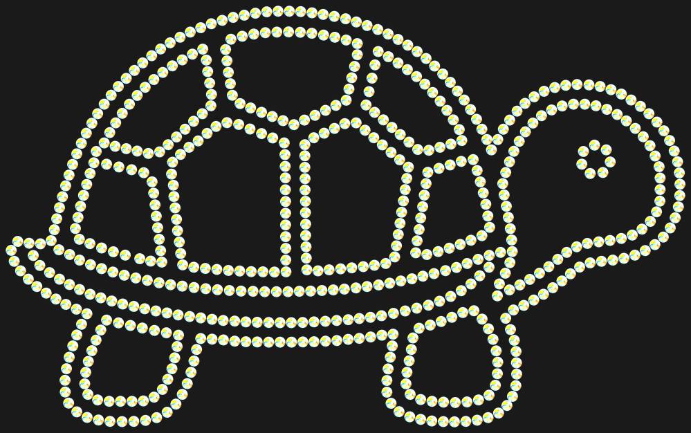 Трафарет Turtle — RHT_TURTTLE1_SS20_CRYSTAL_AB