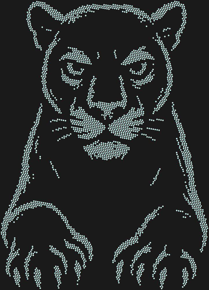 Трафарет Panther — RHT_PANTHER1_SS20_CRYSTAL_AB_DMC