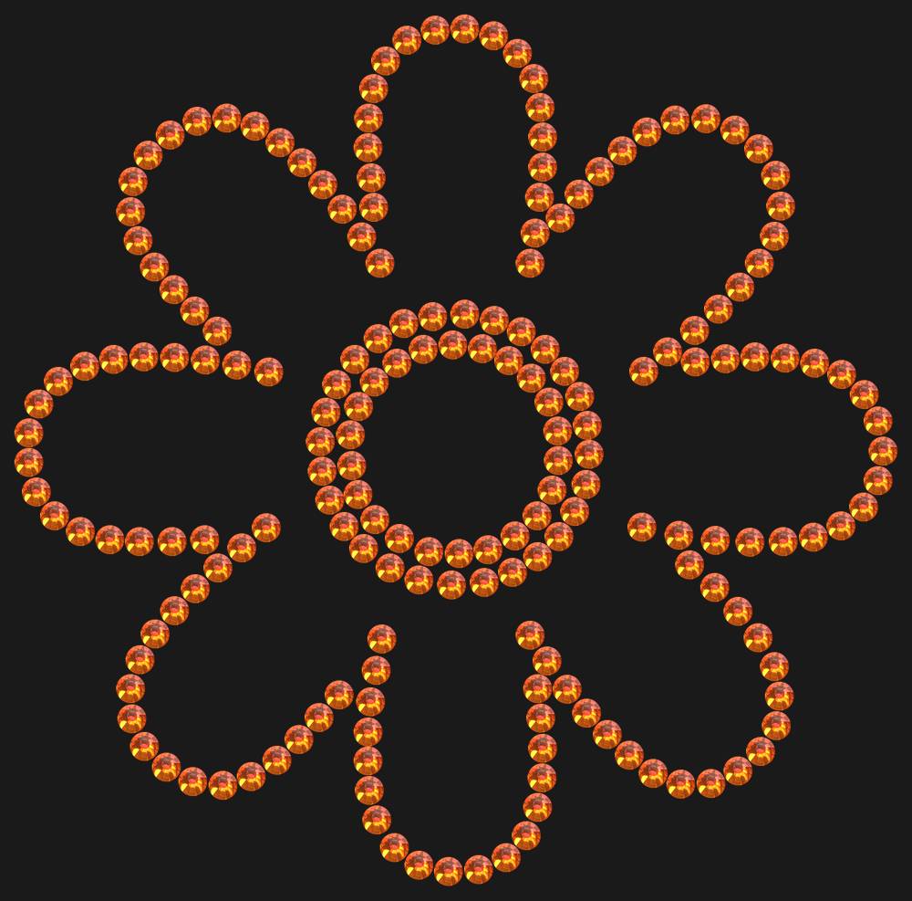 Трафарет Chamomile — RHT_FLOWER2_SS16_RED_VOLCANO