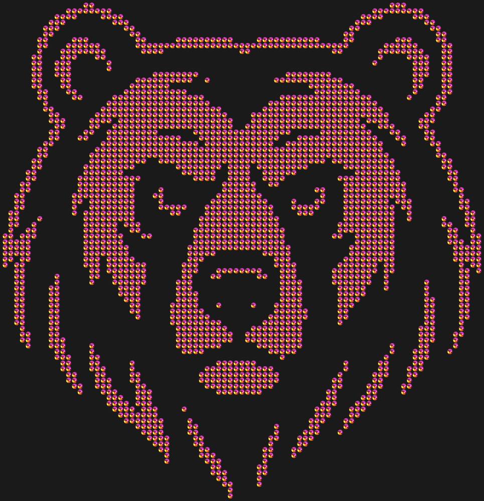 Трафарет Bear — RHT_BEAR1_SS10_RAINBOW