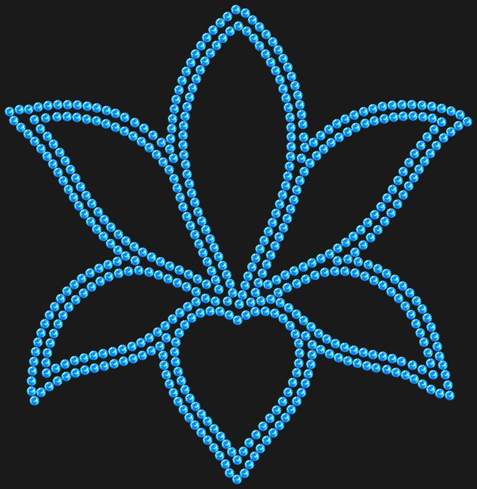 Трафарет Lily — RHT_LILY1_SS10_LT_SAPPHIRE