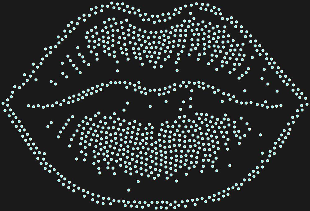 Трафарет Lips — RHT_LIPS2_SS10_CRYSTAL_AB_DMC