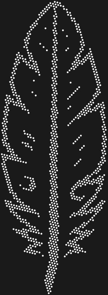 Трафарет Pen — RHT_FEATHER1_SS6_CRYSTAL_CLEAR