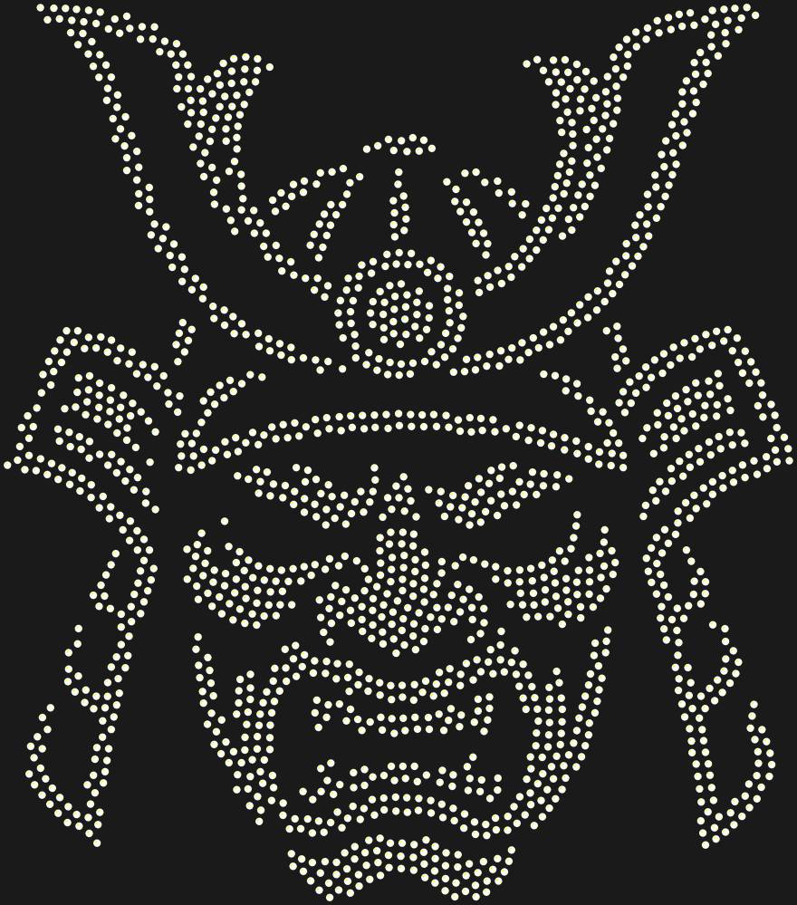 Трафарет Samurai mask — RHT_SAMURAI2_SS12_CRYSTAL_AB