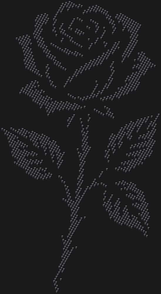 Трафарет Gothic Rose — RHT_ROSE2_SS10_JET_BLACK