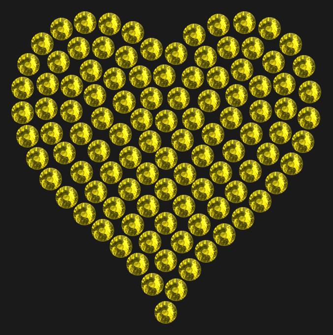 Трафарет Mini heart dense — RHT_HEART1_SS16_OLIVE