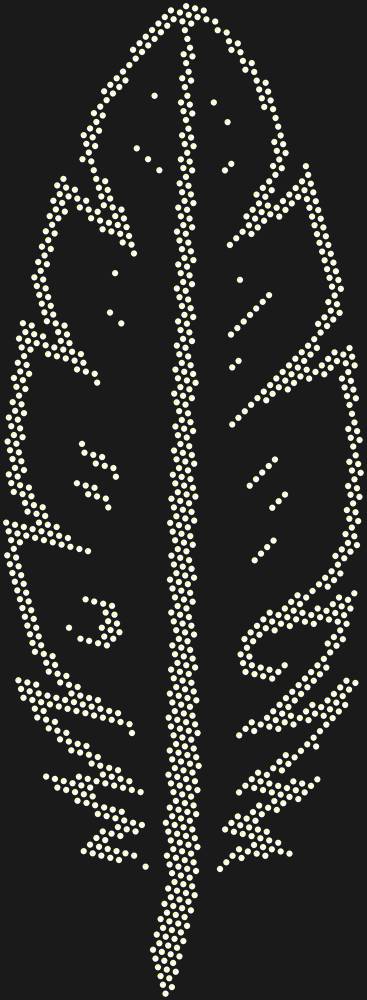 Трафарет Pen — RHT_FEATHER1_SS12_CRYSTAL_AB