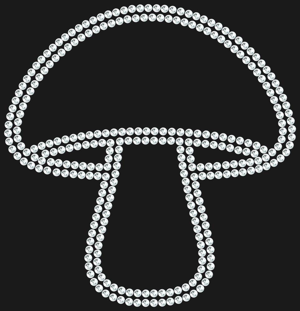 Трафарет Mushroom — RHT_MUSHROOM1_SS20_CRYSTAL_CLEAR