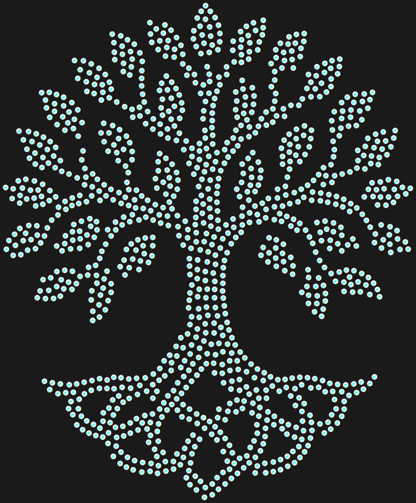 Трафарет Tree of Life — RHT_TREEOFLIFE1_SS12_CRYSTAL_AB_DMC
