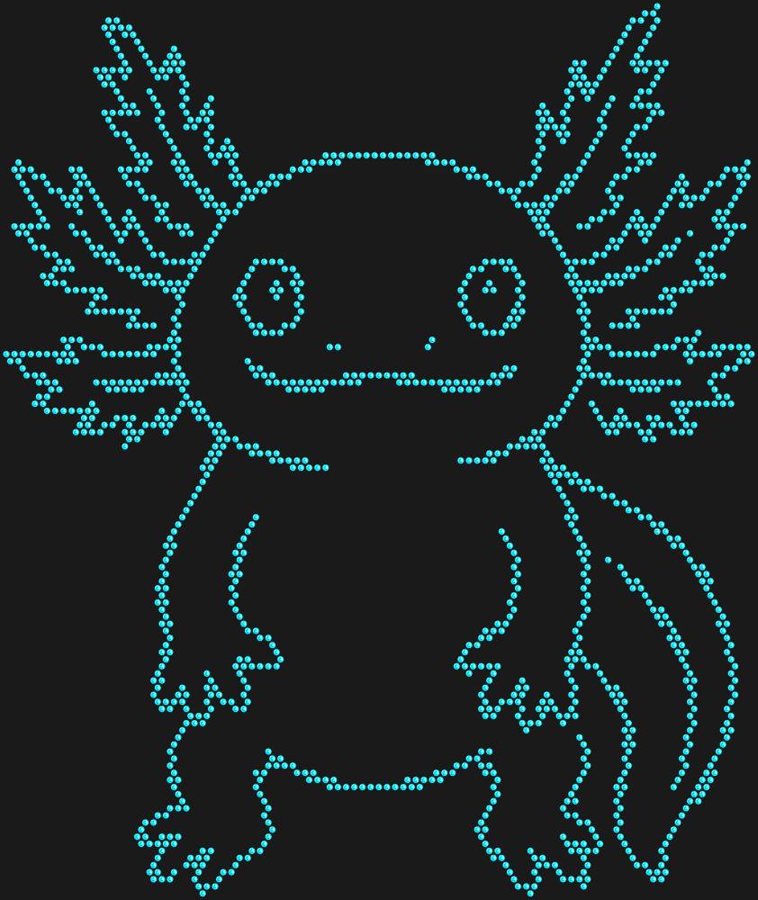 Трафарет Axolotl — RHT_AXOLOTL1_SS16_AQUAMARINE