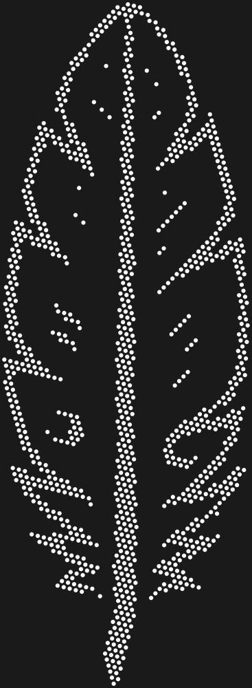 Трафарет Pen — RHT_FEATHER1_SS20_CRYSTAL_CLEAR