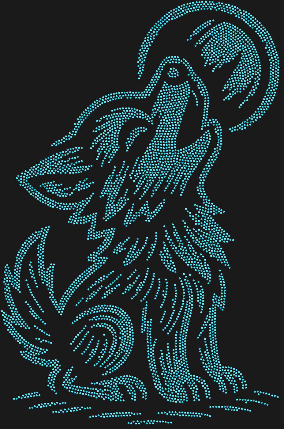Трафарет Маленький оборотень — WEREWOLFCUTE1