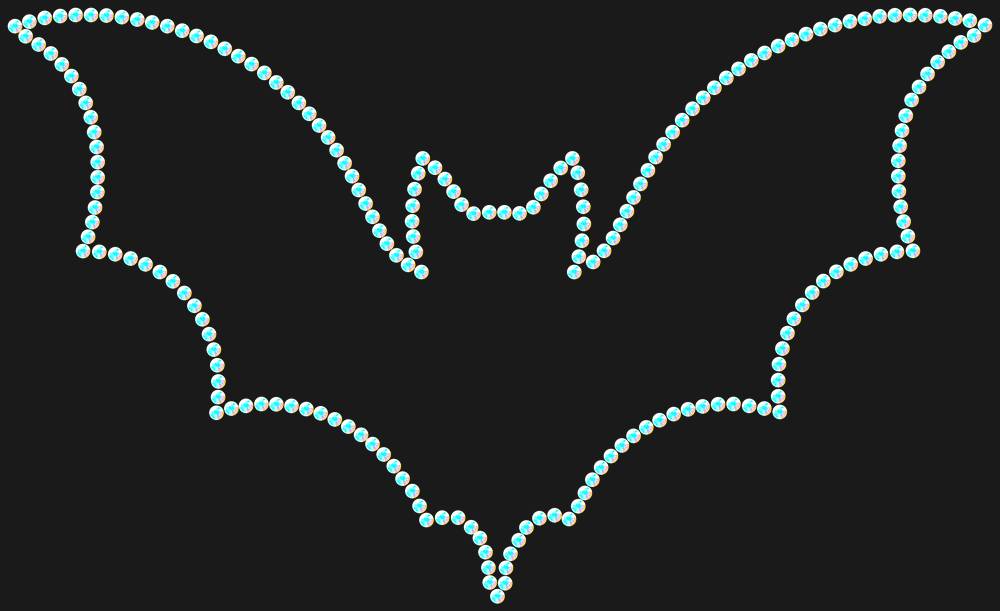 Трафарет Bat — RHT_BAT1_SS20_CRYSTAL_AB_DMC
