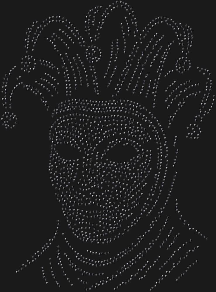 Трафарет Venetian Carnival mask — RHT_VENETIANCARNIVAL1_SS10_JET_BLACK