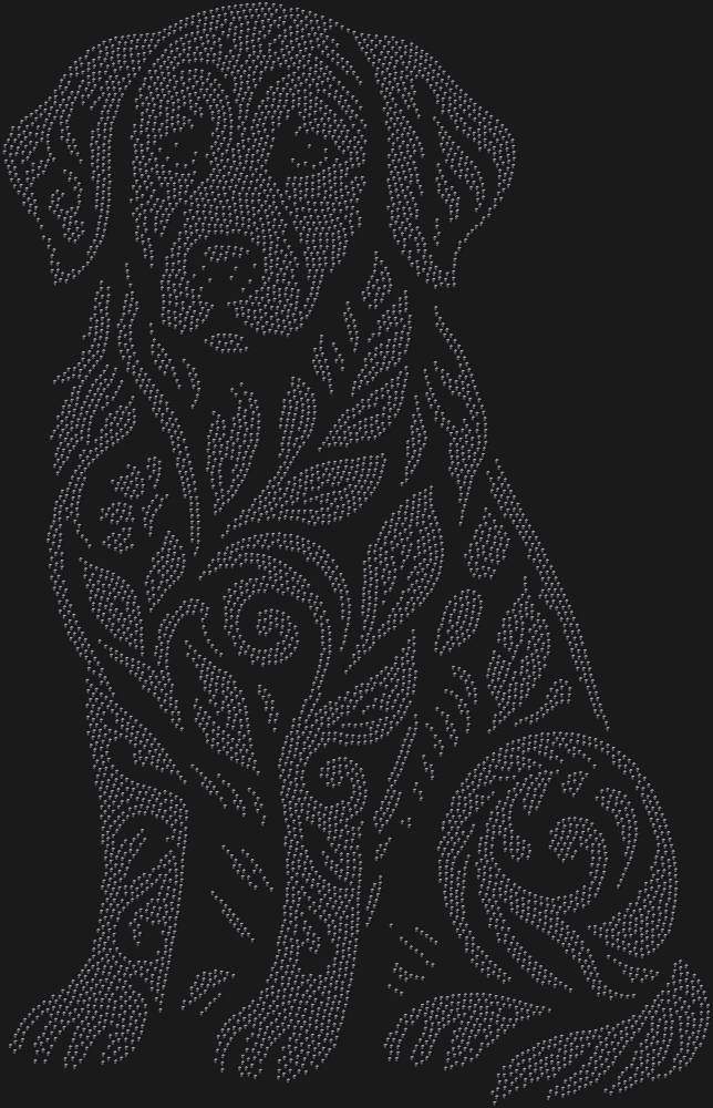 Трафарет Лабрадор-ретривер — RHT_LABRADOR1_SS8_JET_BLACK