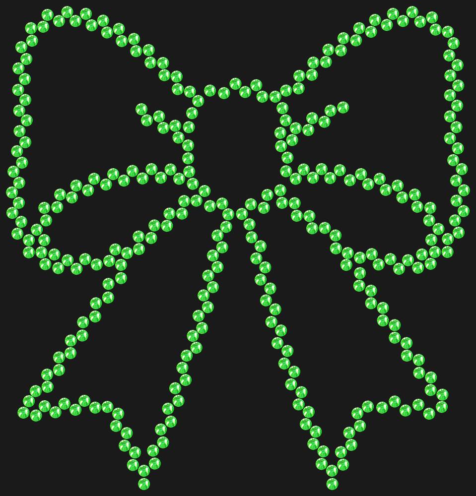 Трафарет Bow — RHT_BOW1_SS10_LT_PERIDOT