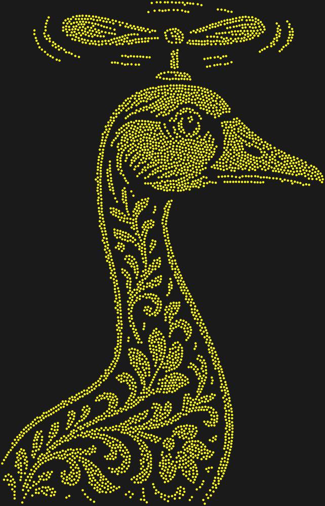 Трафарет Гусь Пропеллер — RHT_GOOSE2_SS10_CITRINE