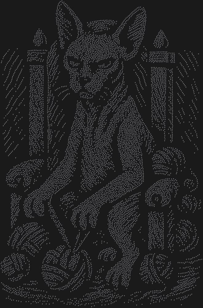 Трафарет Кот император — RHT_CATEMPEROR1_SS20_JET_BLACK