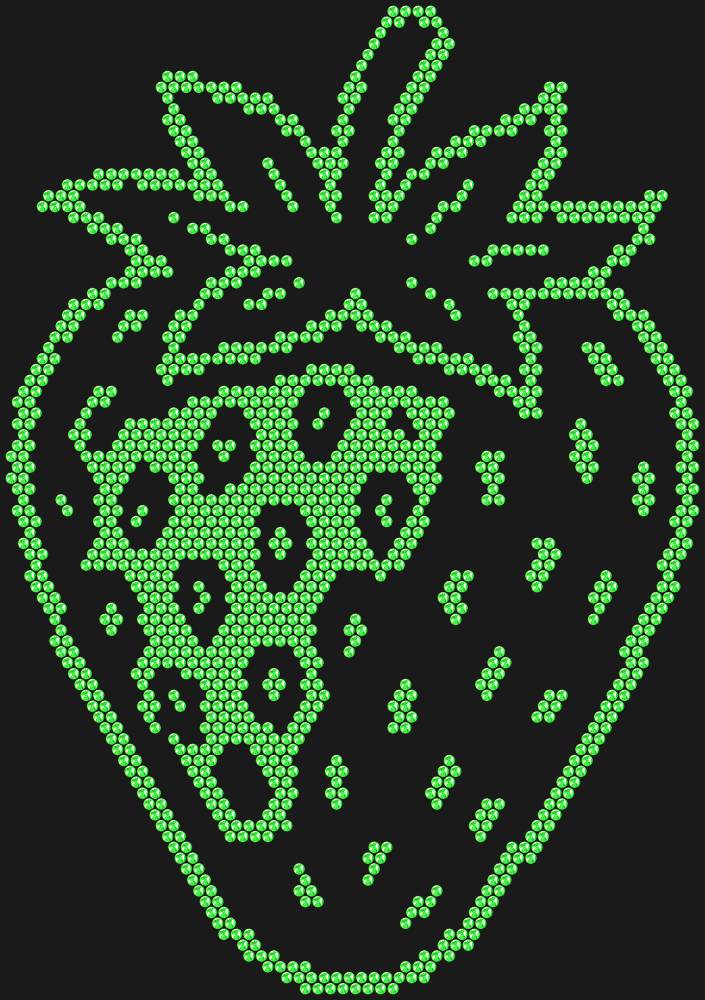 Трафарет Strawberry — RHT_STRAWBERRY1_SS16_LT_PERIDOT
