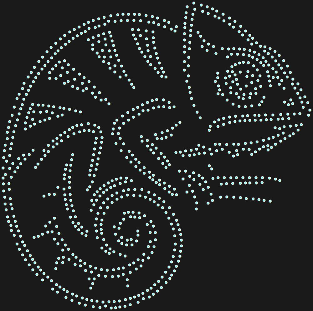 Трафарет Chameleon — RHT_CHAMELEON1_SS6_CRYSTAL_AB_DMC