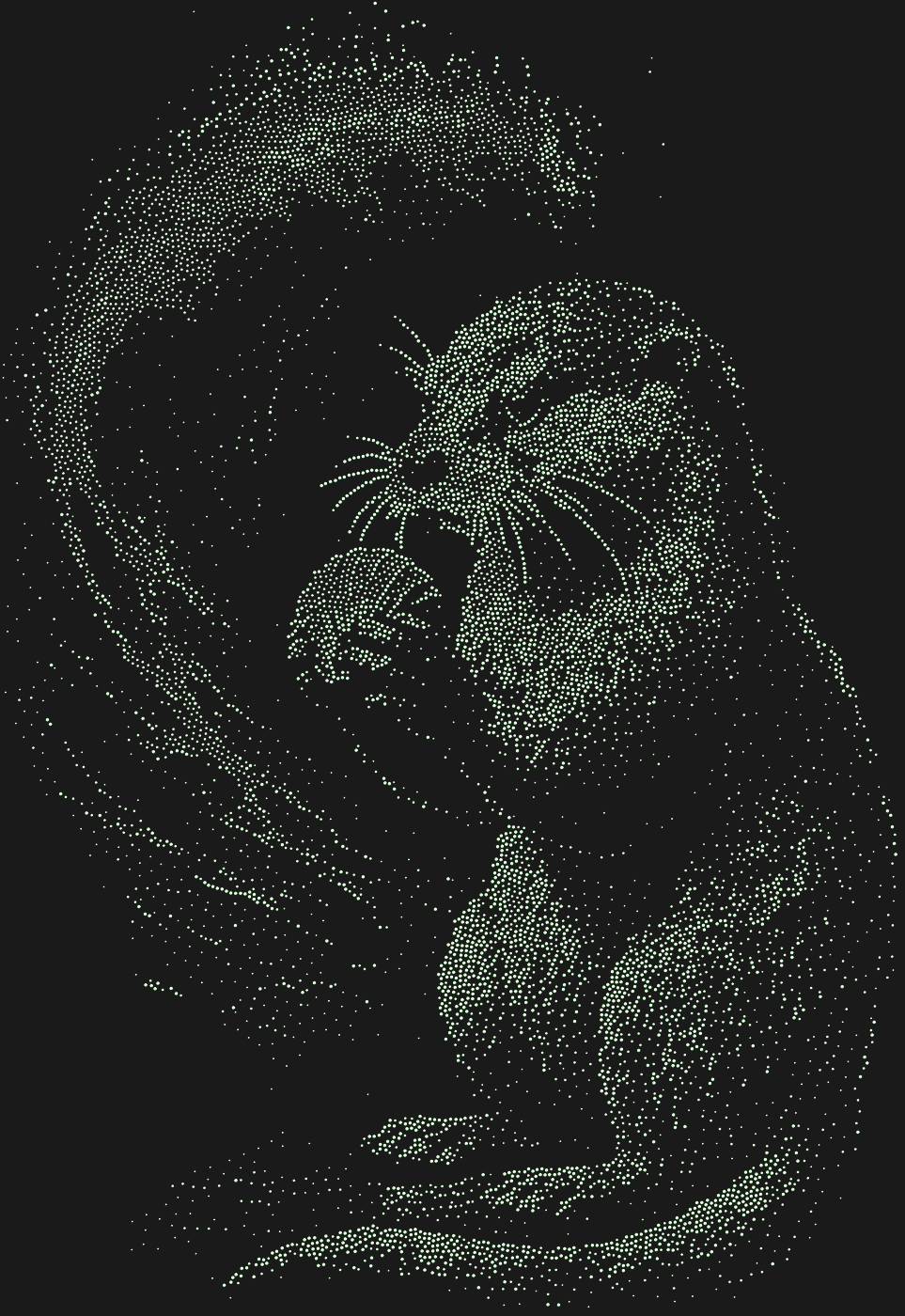 Трафарет Выдра с ракушкой — OTTERSHELL1