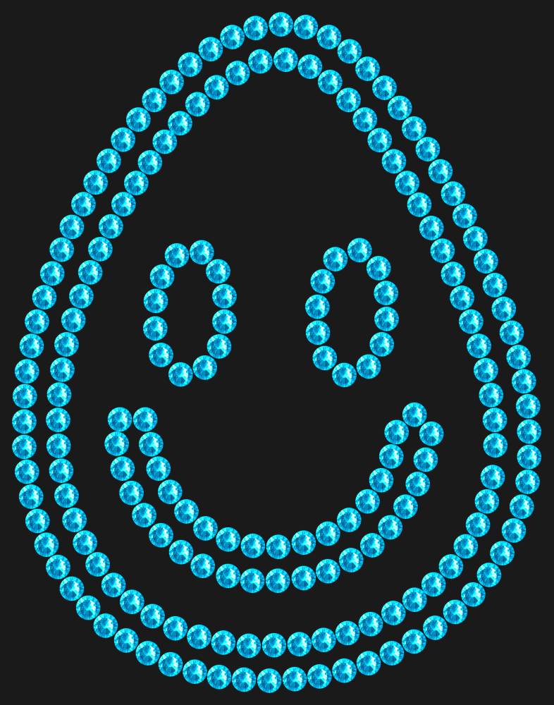 Трафарет A smile in a drop — RHT_SMILE4_SS16_AQUAMARINE
