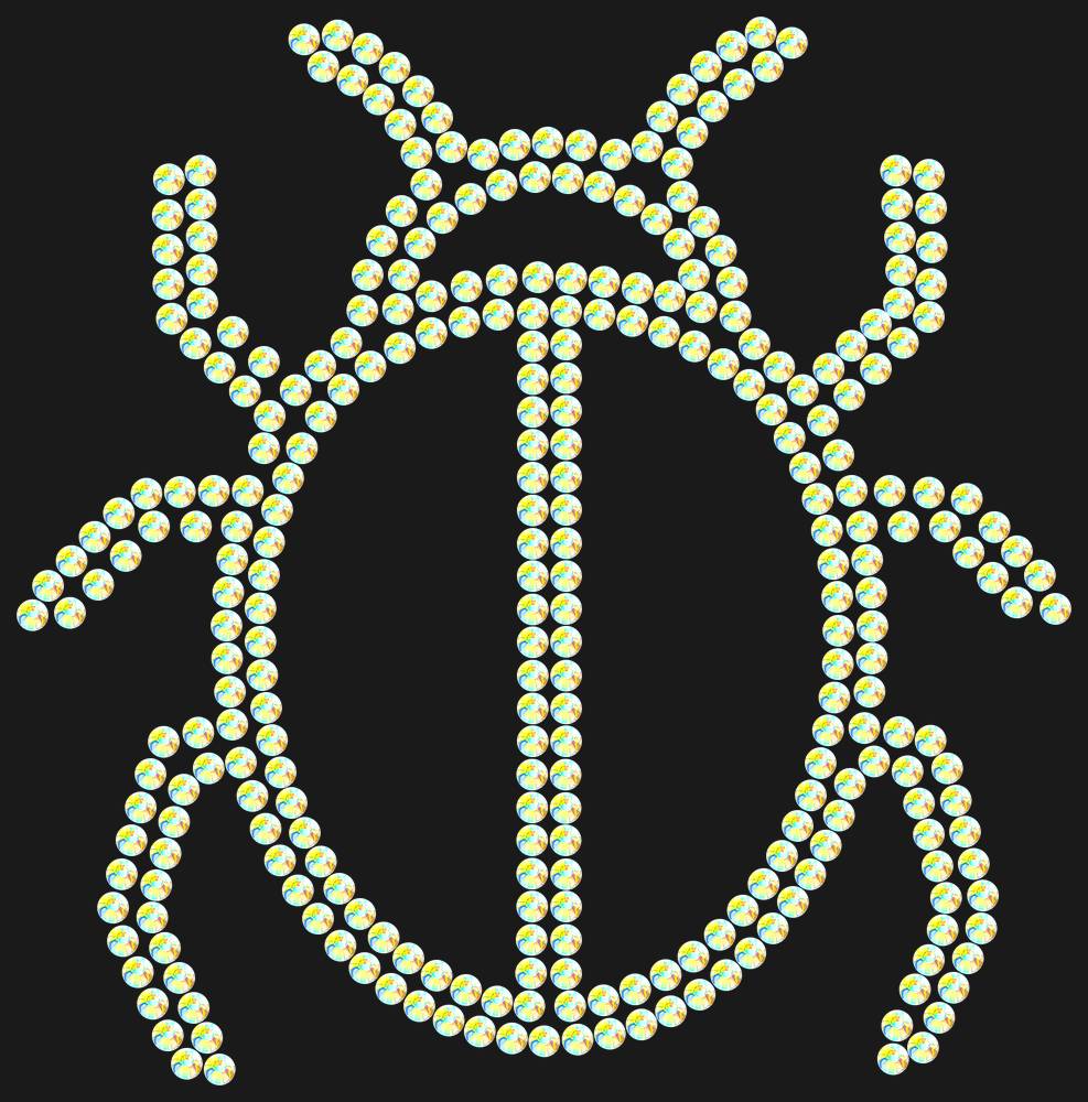 Трафарет Beetle — RHT_BEATLE1_SS20_CRYSTAL_AB