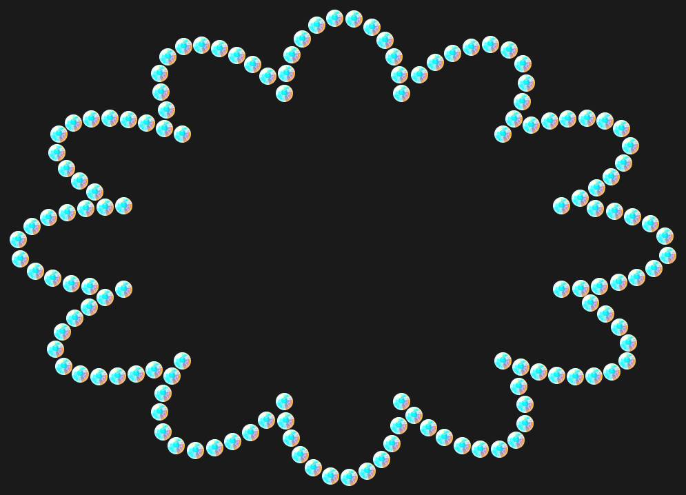 Трафарет Speech bubble — RHT_CLOUD1_SS6_CRYSTAL_AB_DMC