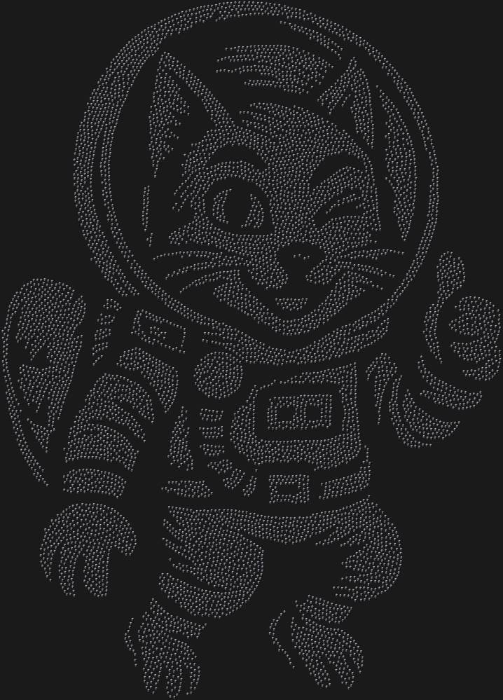 Трафарет A cat in space — RHT_CATSPACE1_SS5_JET_BLACK