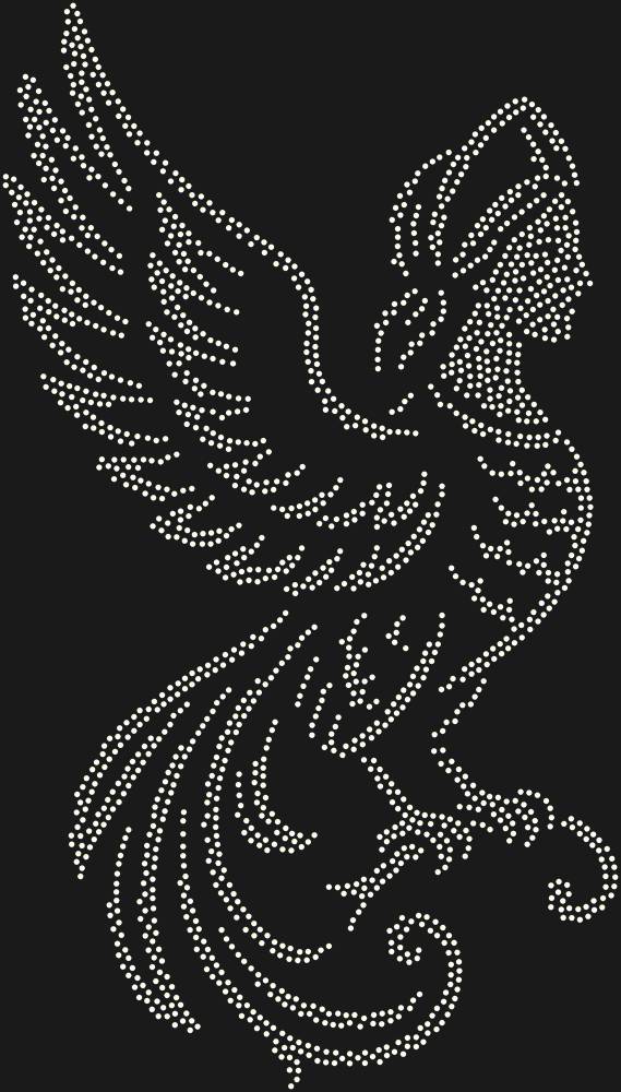 Трафарет Gamayun bird — RHT_GAMAYUN1_SS12_CRYSTAL_AB